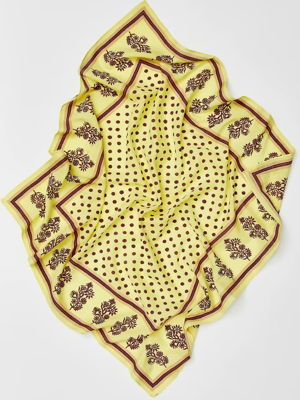 FREE PEOPLE X SAACHI MARIGOLD SCARF BANDANA NWOT